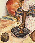 Ghana food preparation 1990