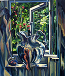 Glass door reflection 2007