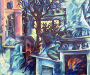 Nightlight piercing the sitting room 2008